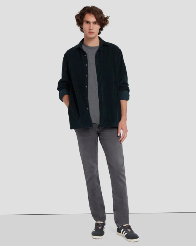 EarthKind Stretch Tek Slimmy in Scholar sold by 7 For All Mankind