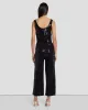 Sequin Wide Leg Knit Jumpsuit in Black sold by 7 For All Mankind