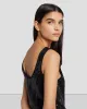 Sequin Wide Leg Knit Jumpsuit in Black sold by 7 For All Mankind