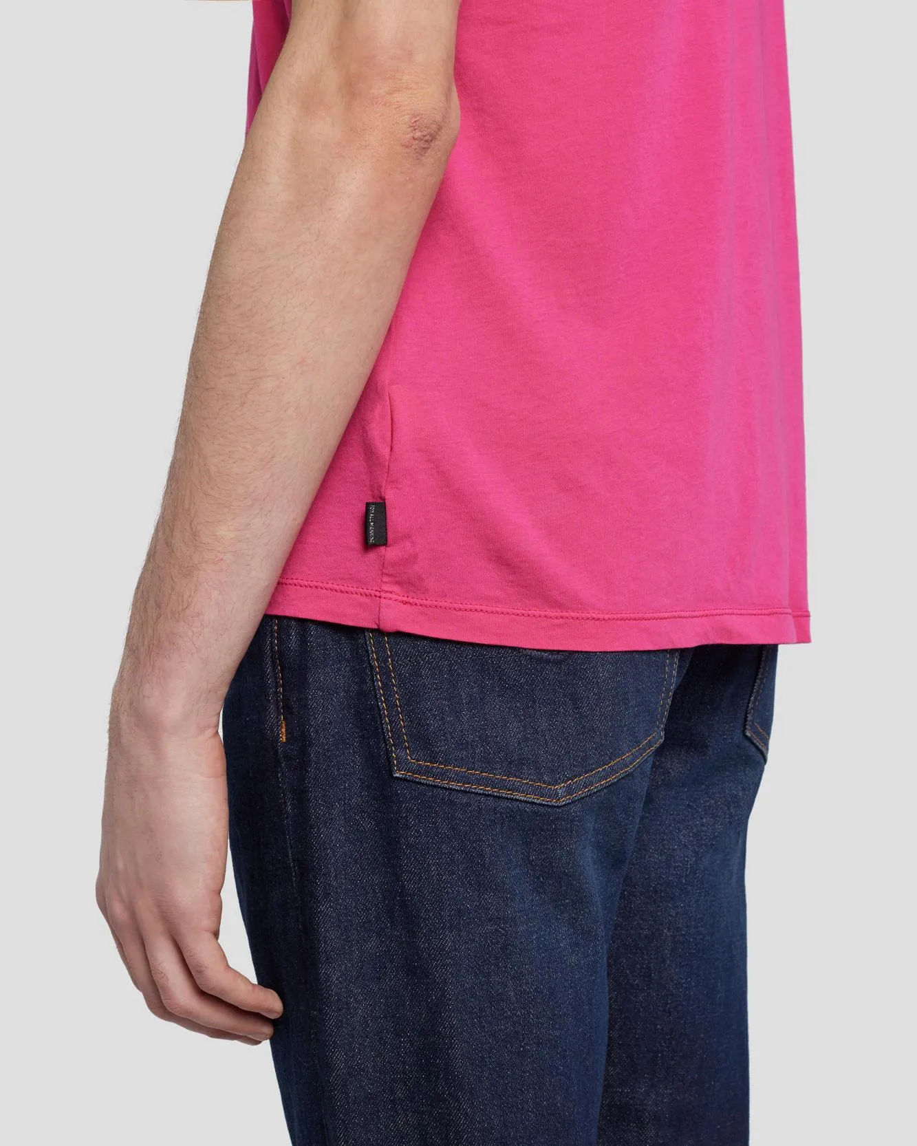 Featherweight Tee in Raspberry sold by 7 For All Mankind product image thumbnail 5