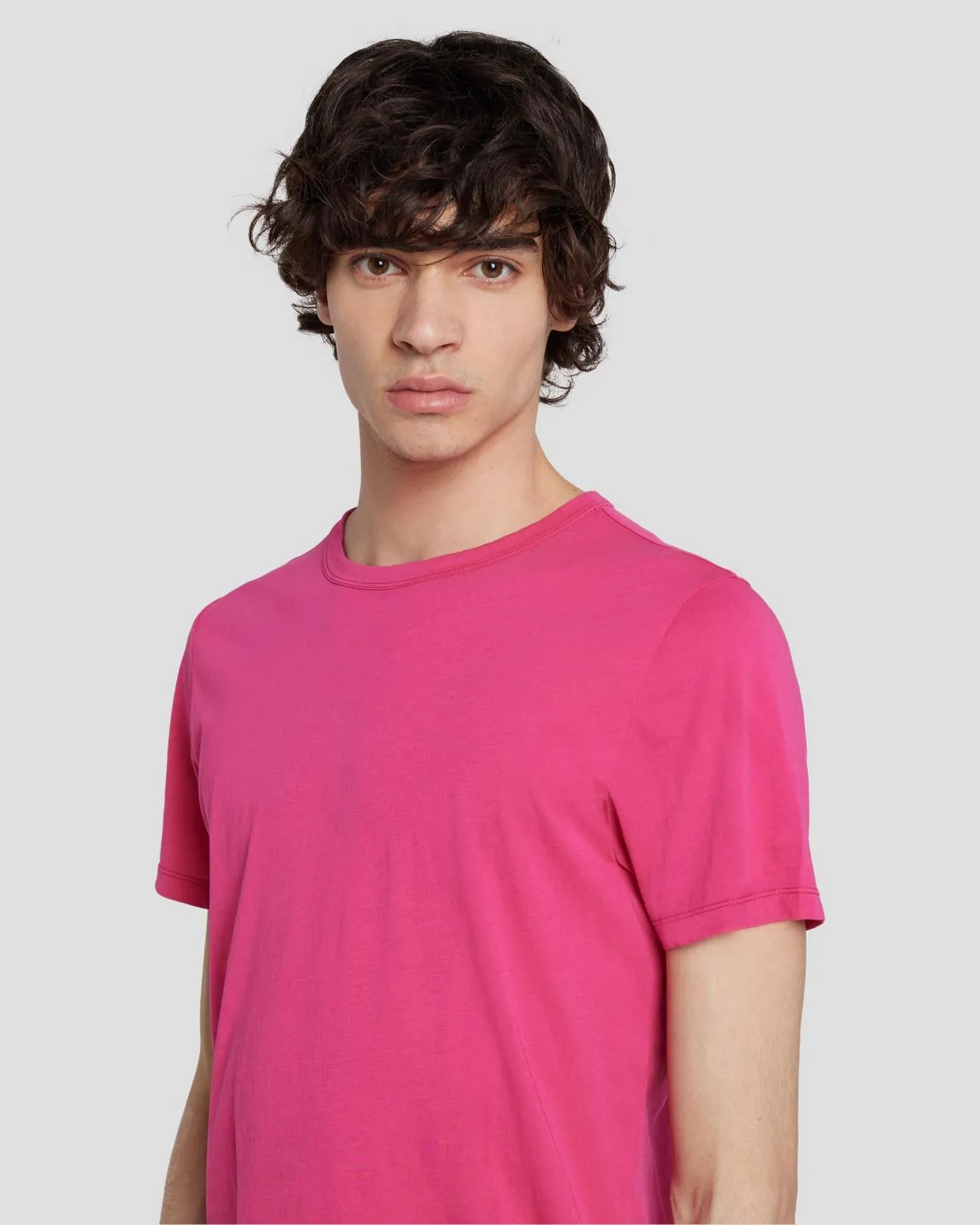 Featherweight Tee in Raspberry sold by 7 For All Mankind product image thumbnail 3