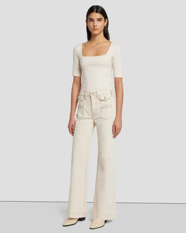 Modern Dojo in Ecru sold by 7 For All Mankind