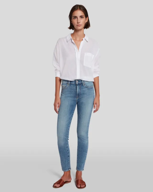 Mid Rise Ankle Skinny in Sloane Vintage sold by 7 For All Mankind
