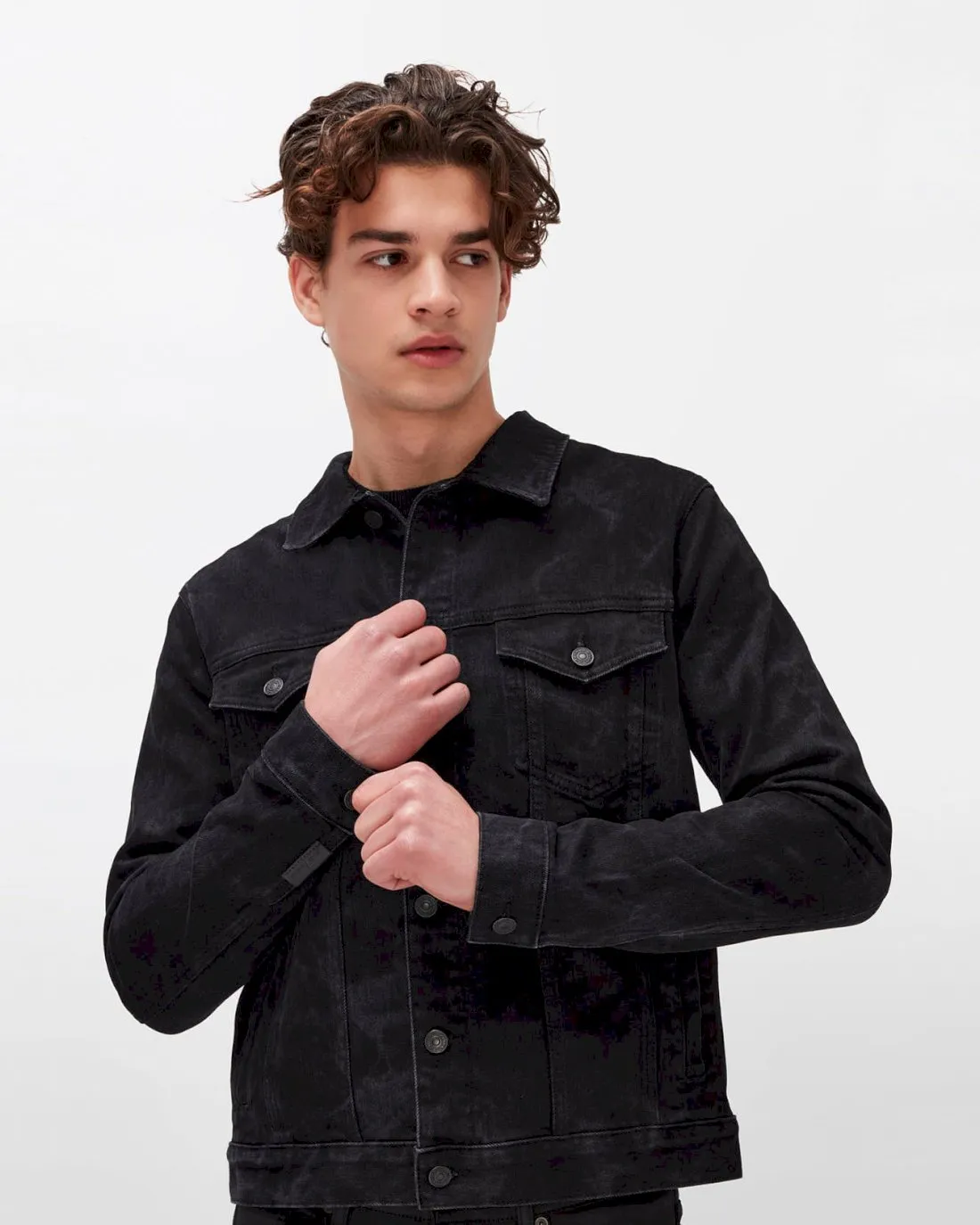 American Vintage Perfect Trucker in Vico sold by 7 For All Mankind product image thumbnail 3