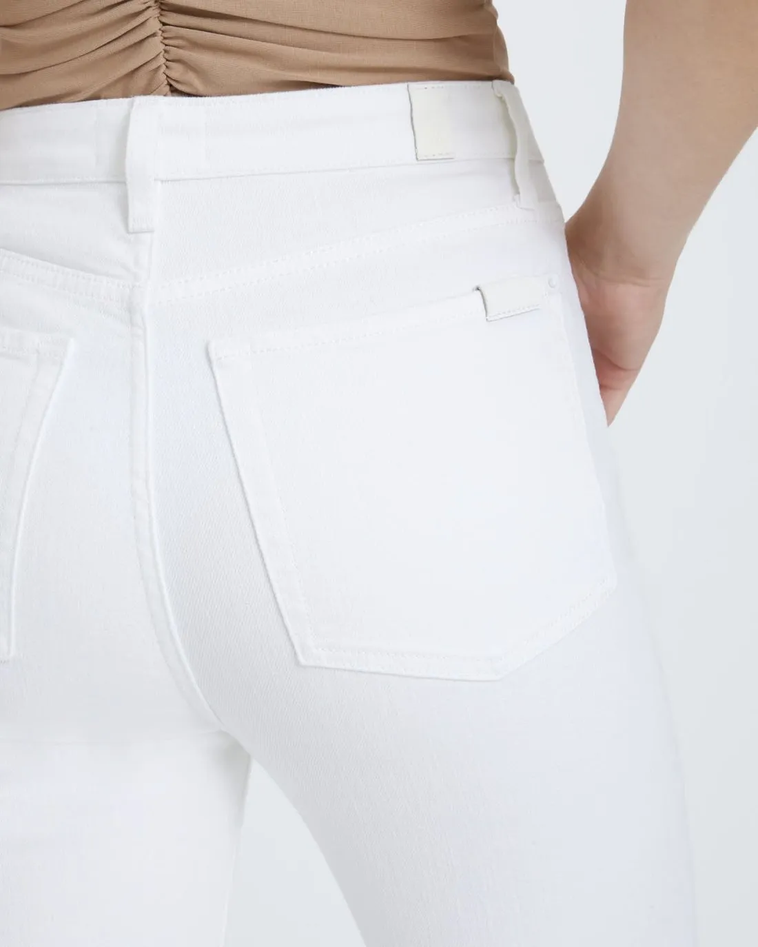 Mega Flare Jean in Clean White sold by 7 For All Mankind product image thumbnail 2