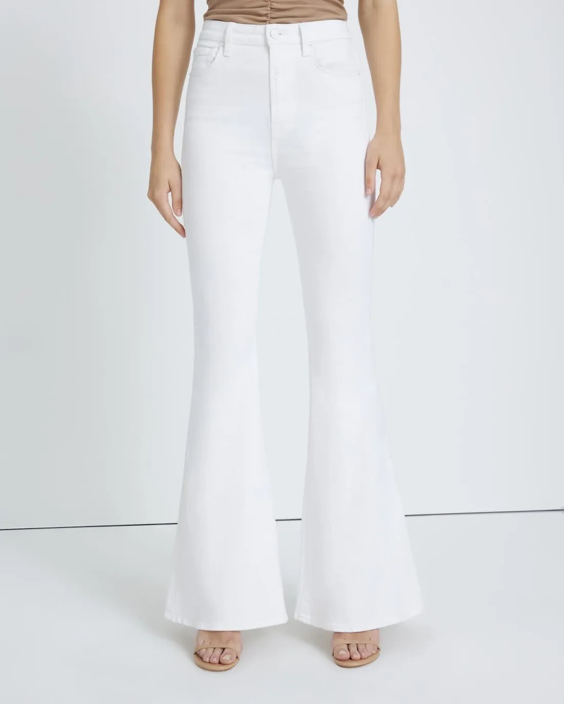 Mega Flare Jean in Clean White sold by 7 For All Mankind product image thumbnail 3
