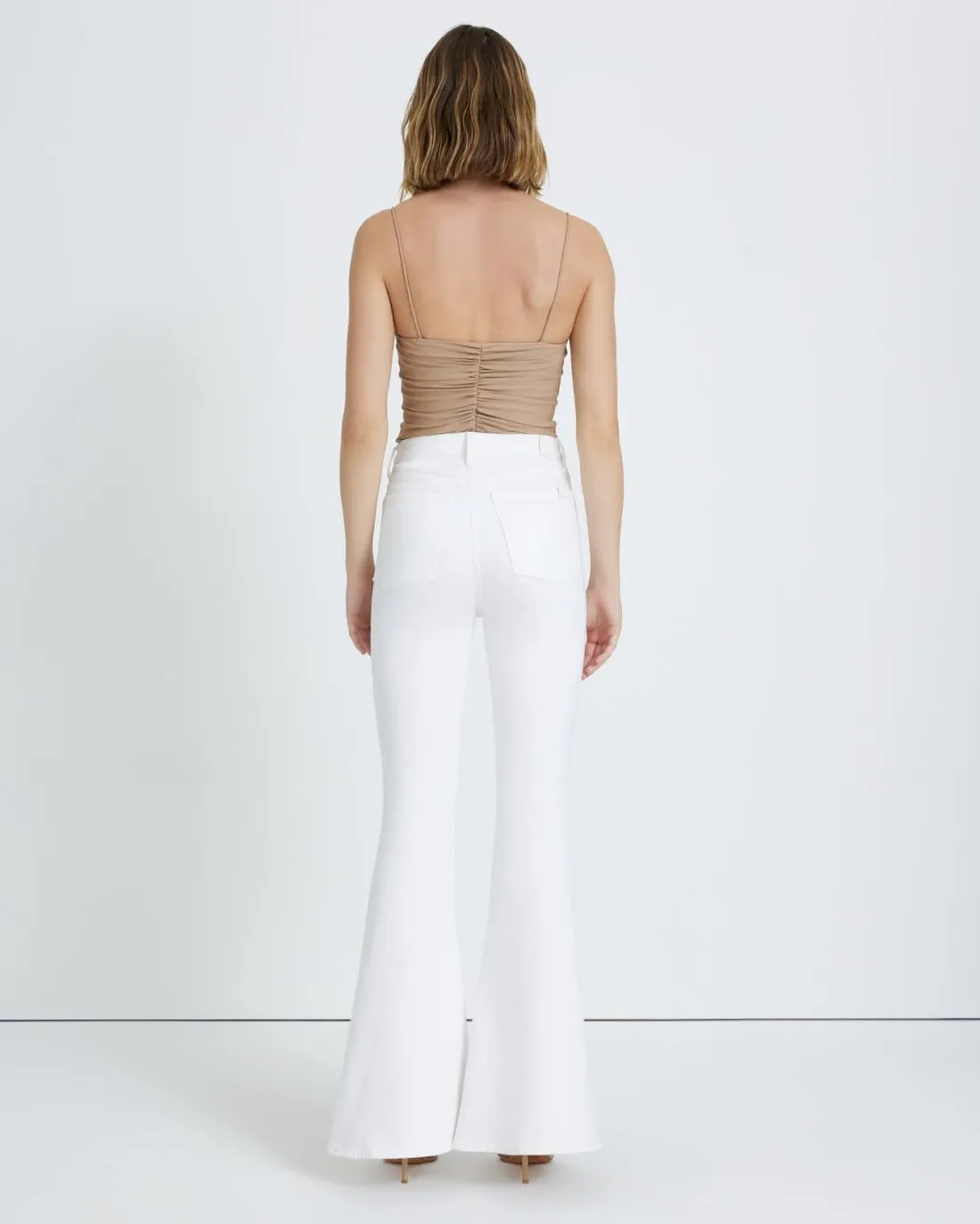 Mega Flare Jean in Clean White sold by 7 For All Mankind product image thumbnail 4