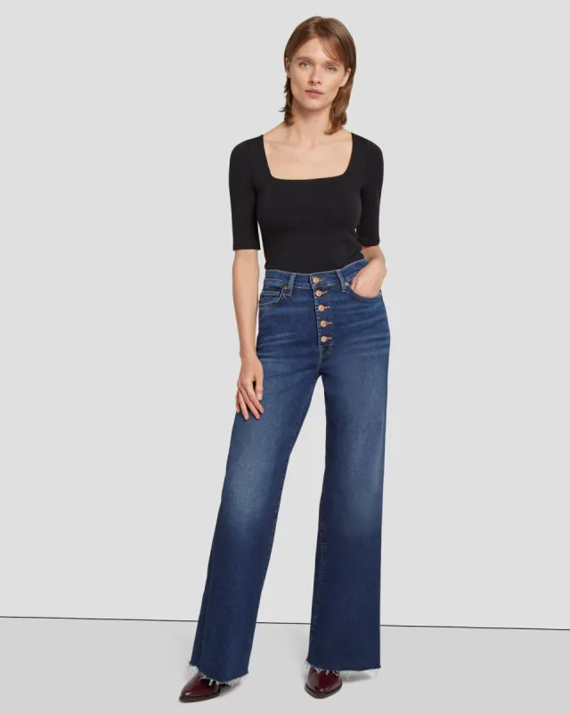 Luxe Vintage Ultra High Rise Jo in Deep Soul sold by 7 For All Mankind