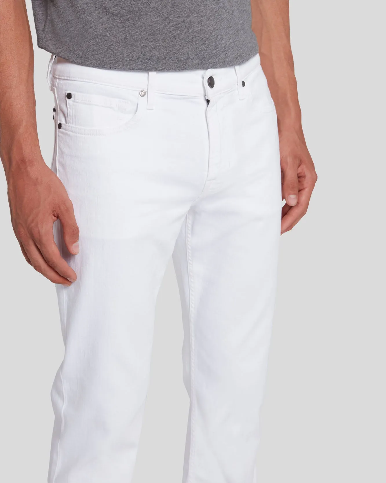 Luxe Performance Slimmy Clean Pocket In White sold by 7 For All Mankind product image thumbnail 3