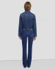 Luxe Vintage Classic Trucker Jacket in Deep Soul sold by 7 For All Mankind