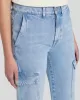 Logan Cropped Cargo Jean in Airwave sold by 7 For All Mankind