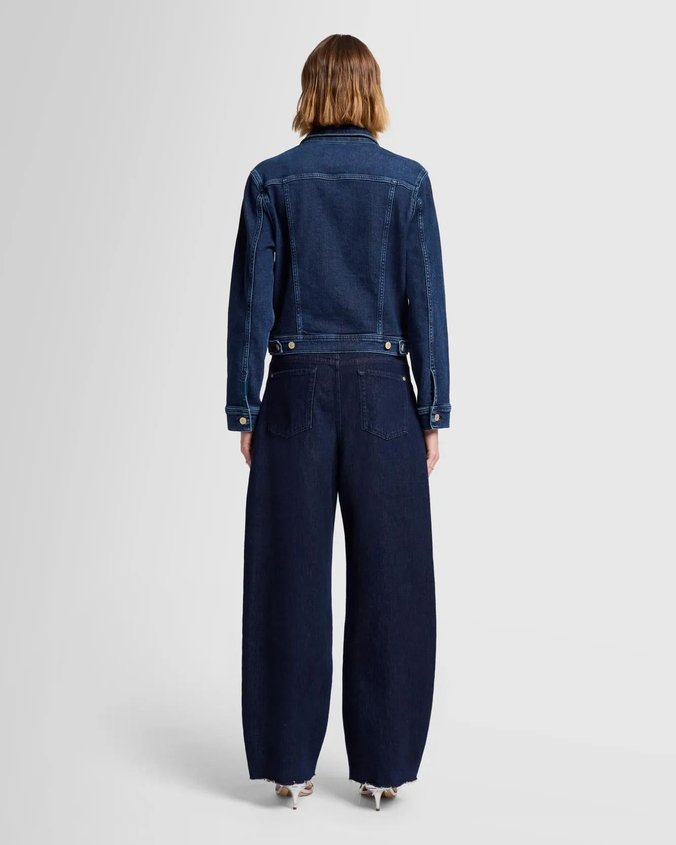 Luxe Vintage Classic Trucker in Paradise Cove sold by 7 For All Mankind product image thumbnail 3