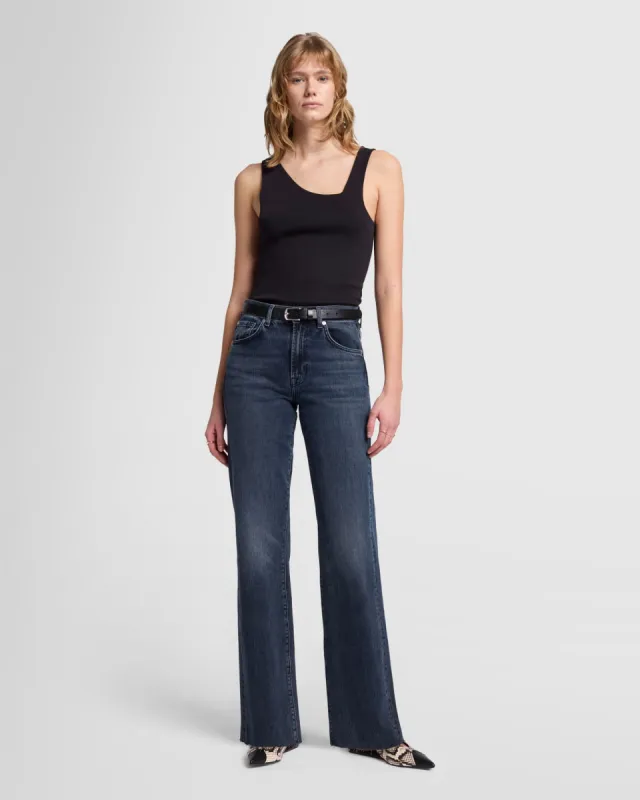 MANKIND Tess Trouser in Full Moon sold by 7 For All Mankind