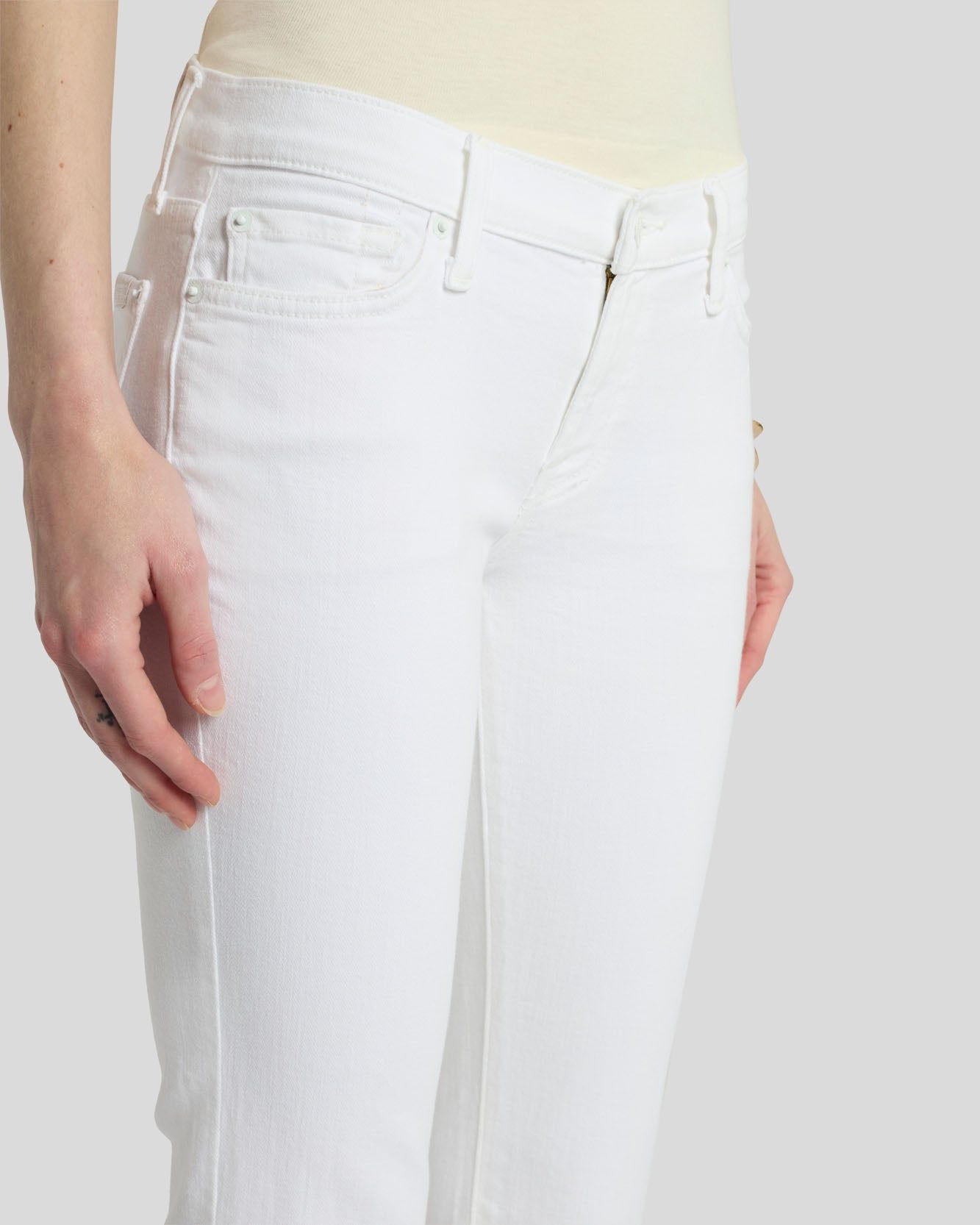 Broken Twill Original Bootcut in White sold by 7 For All Mankind product image thumbnail 3