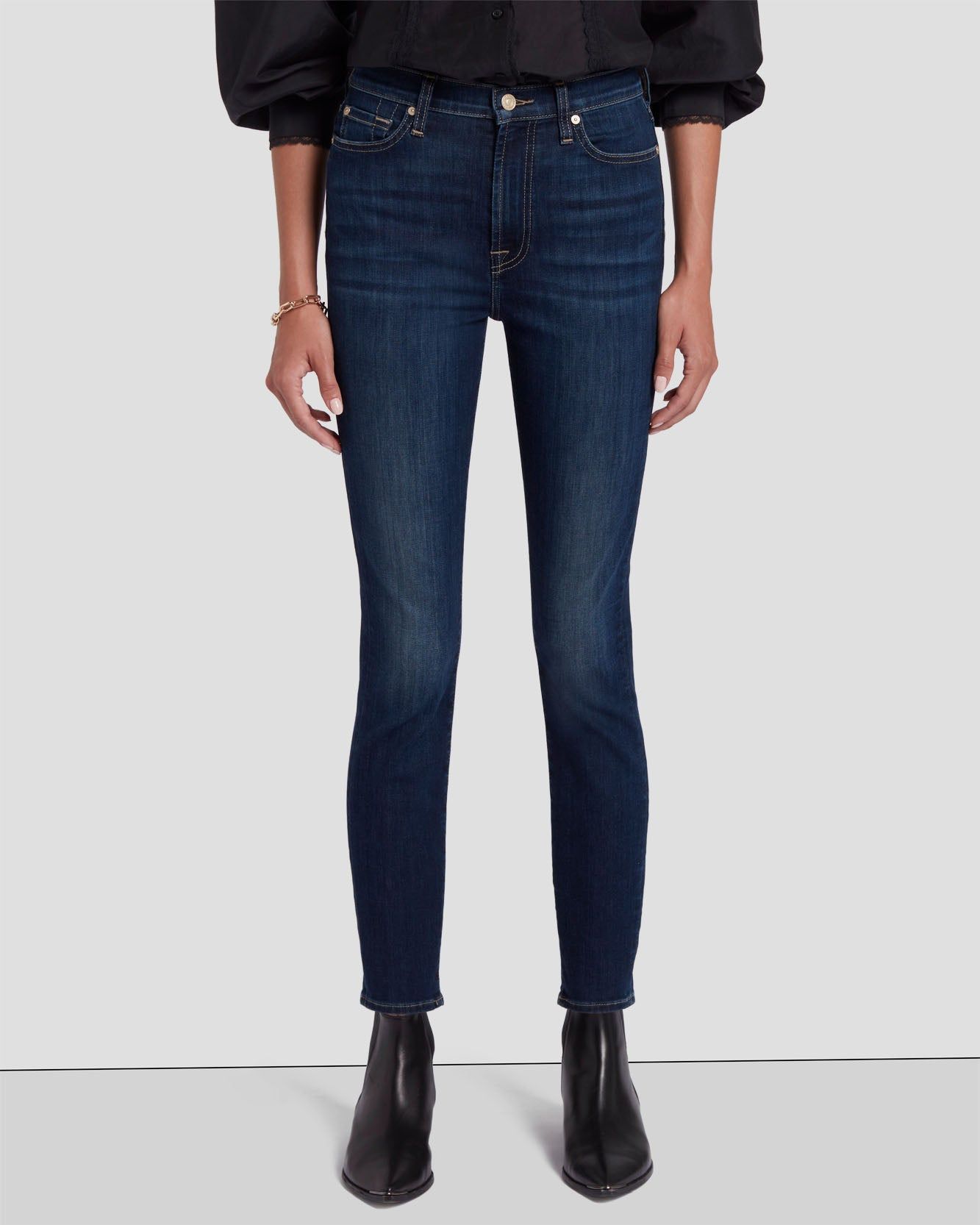 High Waist Ankle Skinny in Dian sold by 7 For All Mankind product image thumbnail 2