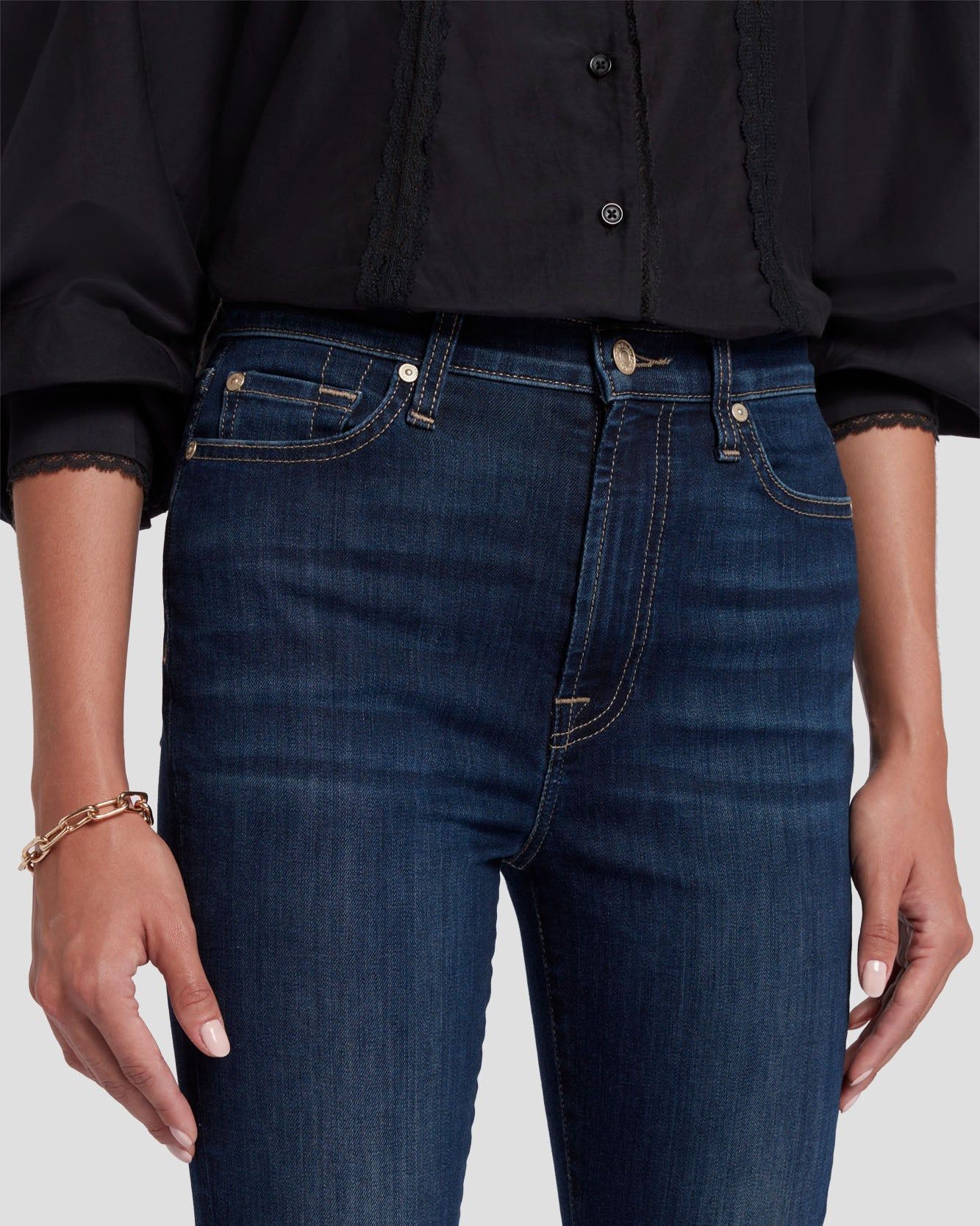 High Waist Ankle Skinny in Dian sold by 7 For All Mankind product image thumbnail 3