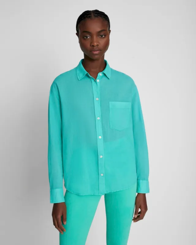 Classic Button Up Shirt in Atlantis sold by 7 For All Mankind