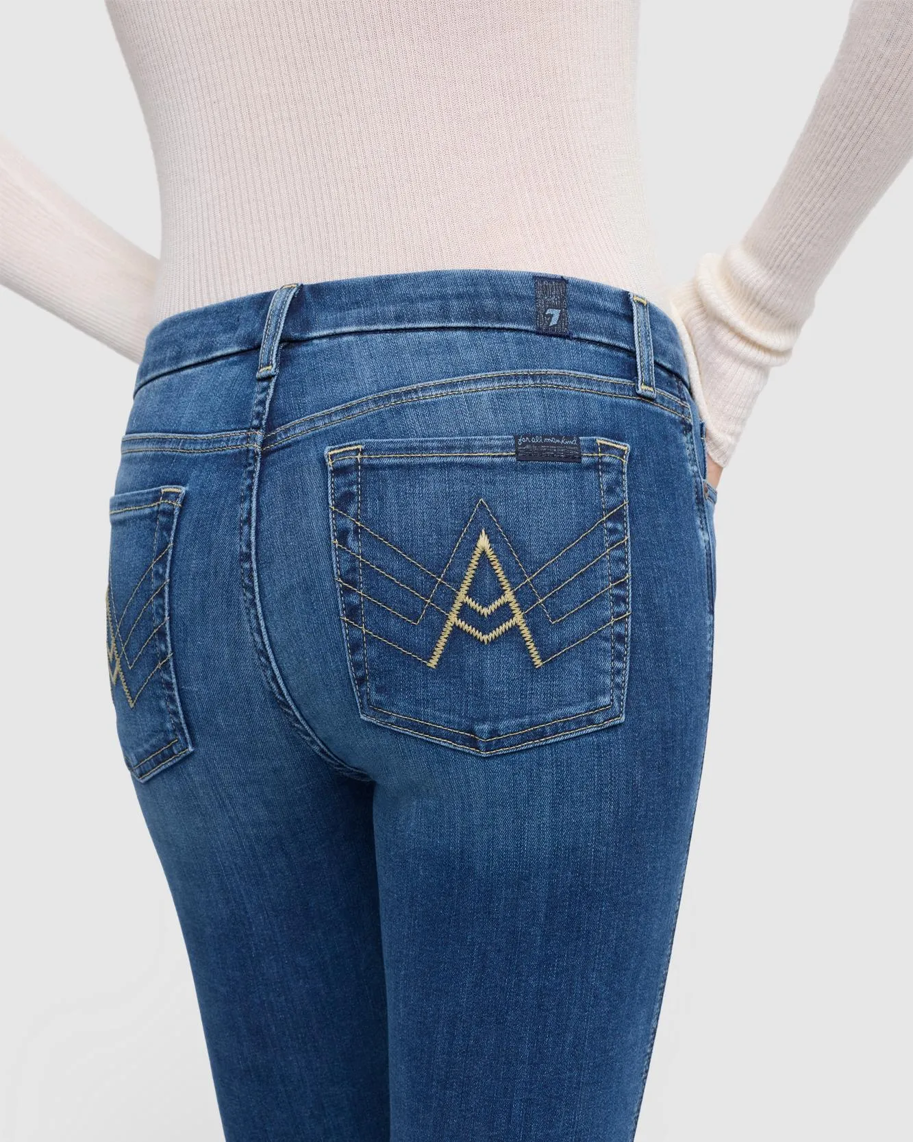 'A' Pocket in Anthem Blue sold by 7 For All Mankind product image thumbnail 2
