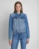 Classic Trucker Jacket in Lyme sold by 7 For All Mankind
