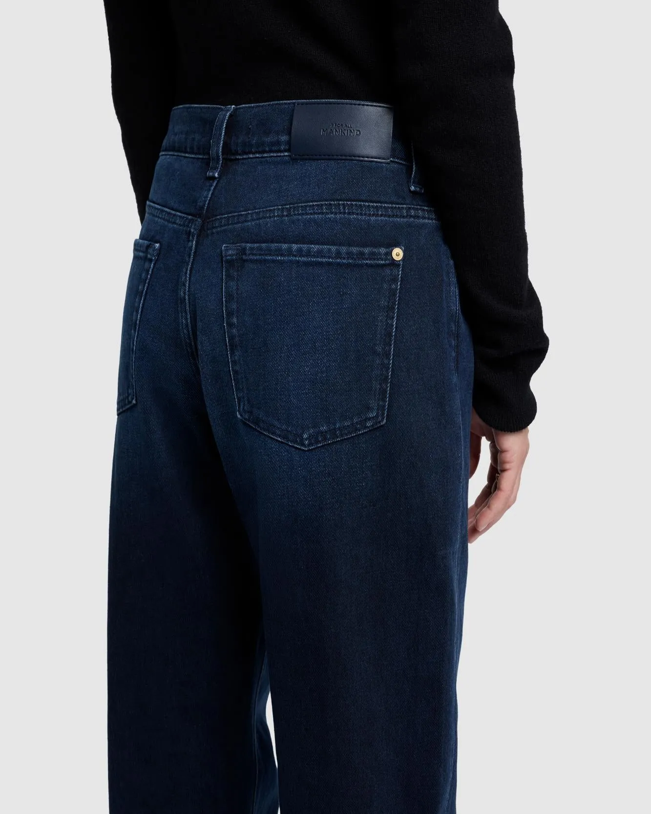 MANKIND Tess Trouser in Blue Monday sold by 7 For All Mankind product image thumbnail 5
