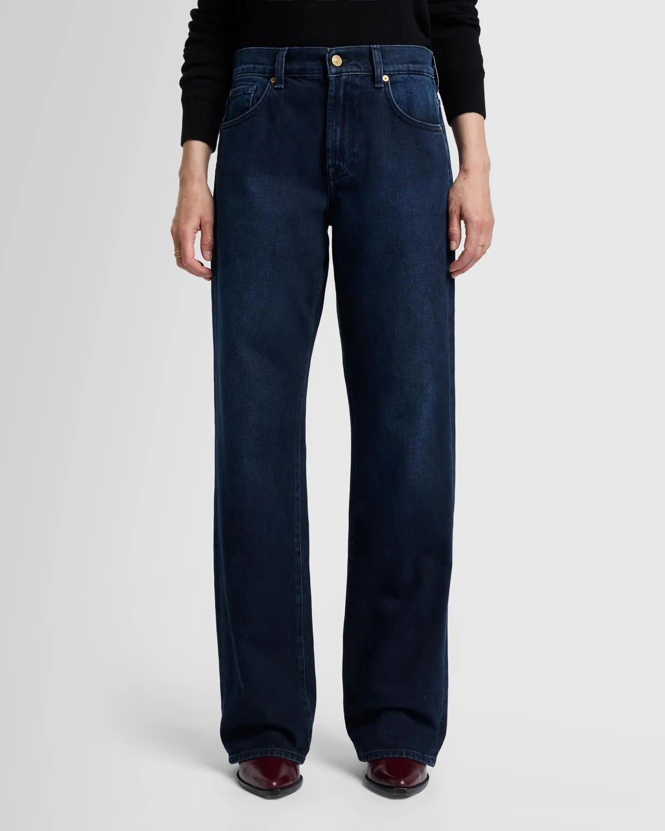 MANKIND Tess Trouser in Blue Monday sold by 7 For All Mankind product image thumbnail 2