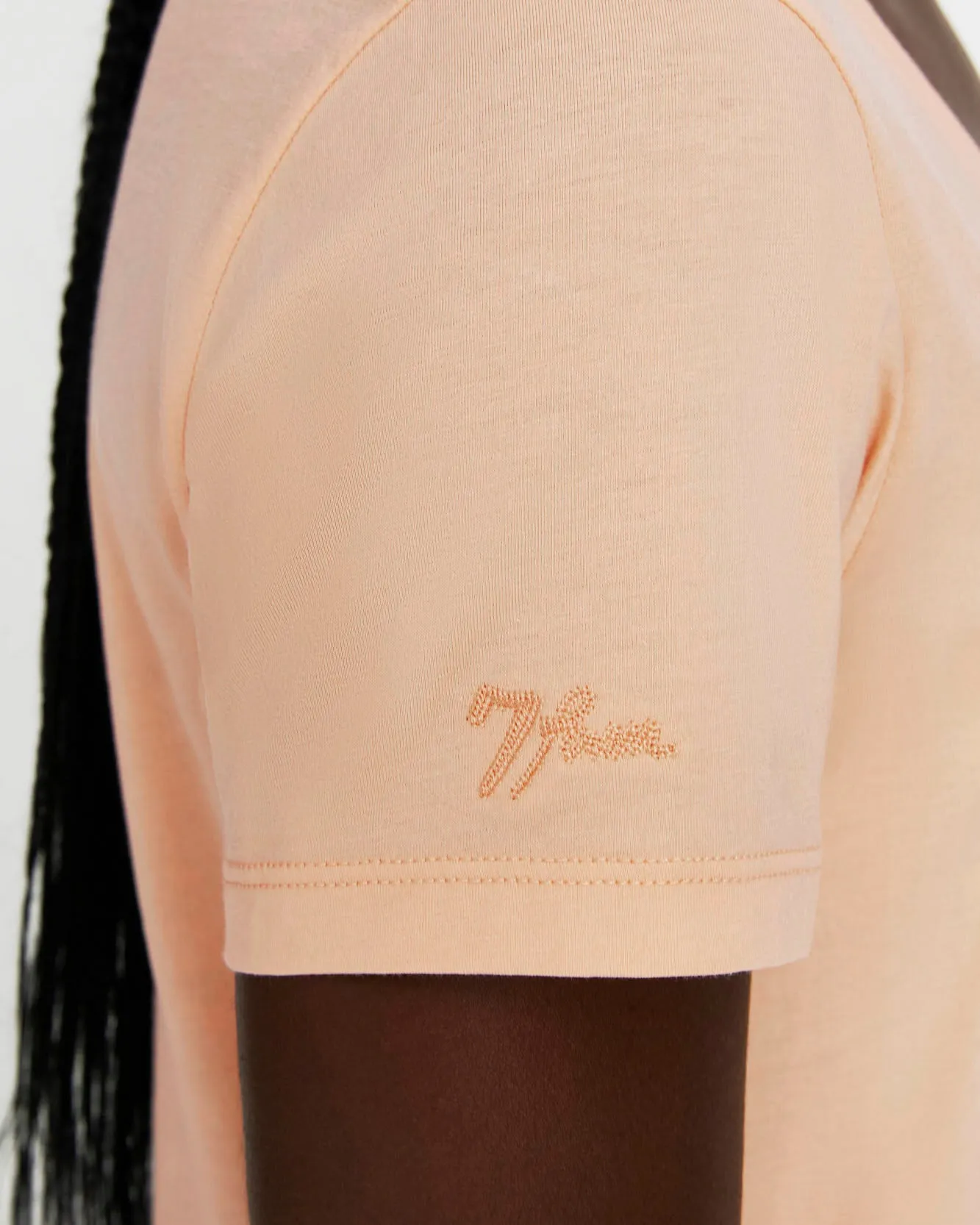 Pima Cotton Easy V-Neck Tee in Prairie Sunset sold by 7 For All Mankind product image thumbnail 3