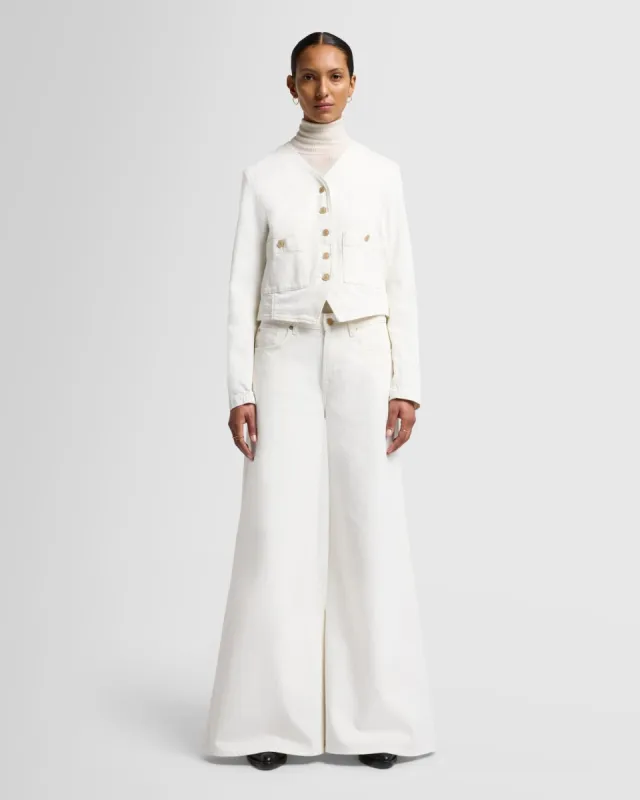 MANKIND Willow in Vintage White sold by 7 For All Mankind