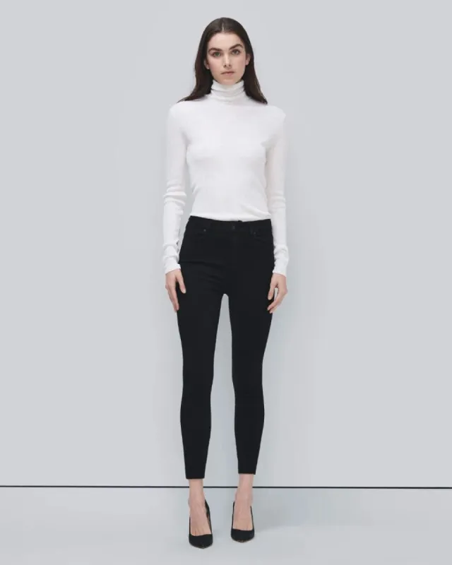 B(air) Aubrey Ankle Jean in Rinsed Black sold by 7 For All Mankind