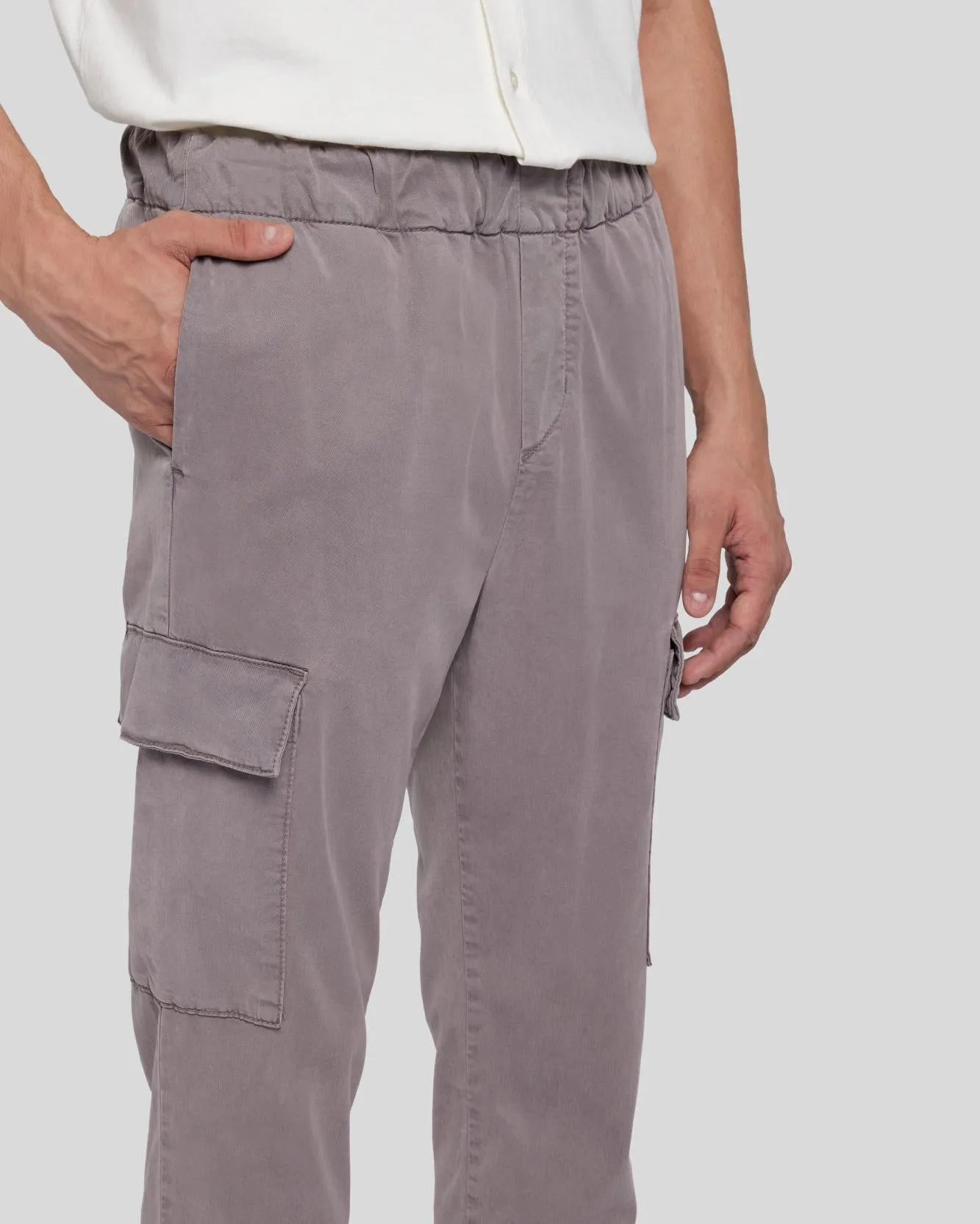 Weightless Cargo Jogger in Mauve sold by 7 For All Mankind product image thumbnail 3