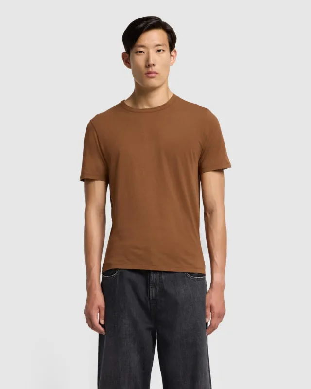 Featherweight Tee in Nutshell sold by 7 For All Mankind