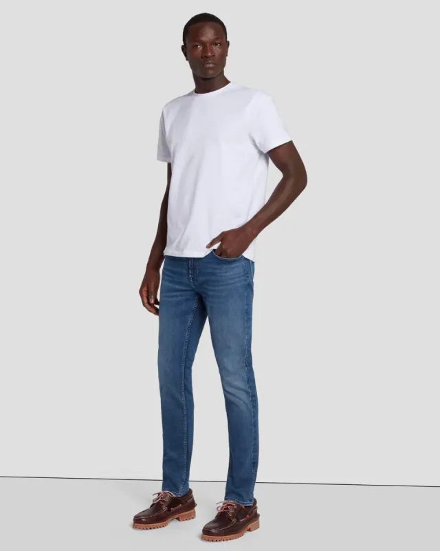 EarthKind Stretch Tek Paxtyn in Maze sold by 7 For All Mankind