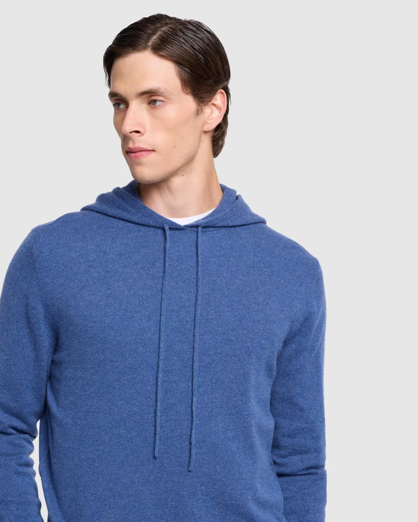 Cashmere Hoodie in Denim sold by 7 For All Mankind product image thumbnail 3