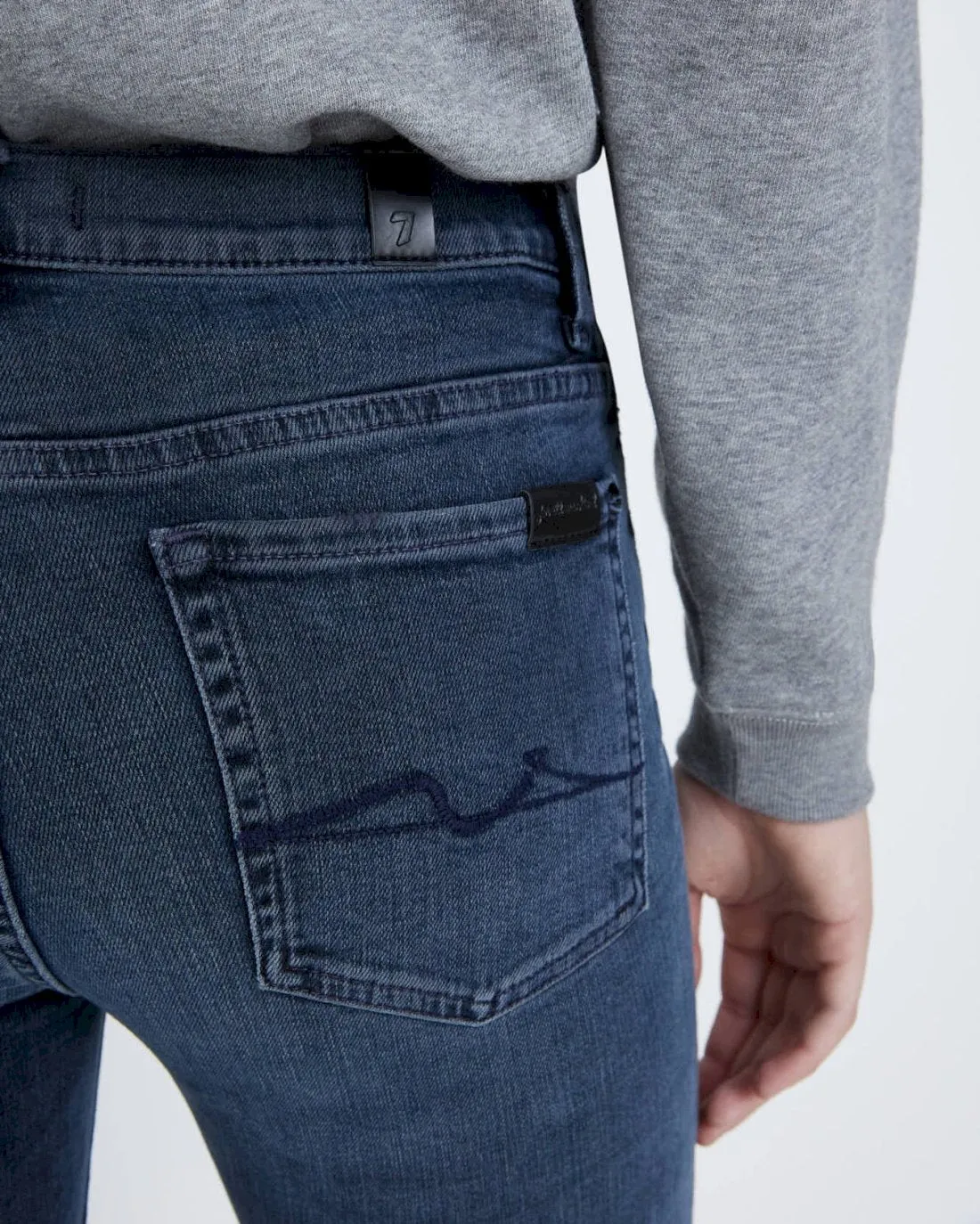 Slim Illusion High Waist Ankle Skinny in Alleyway sold by 7 For All Mankind product image thumbnail 2