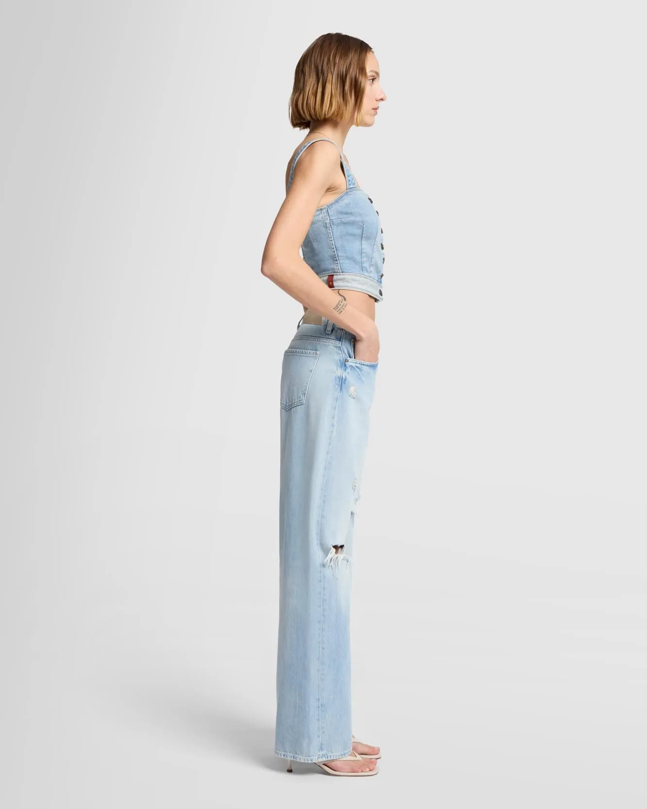 Bustier Top in Retreat sold by 7 For All Mankind product image thumbnail 5