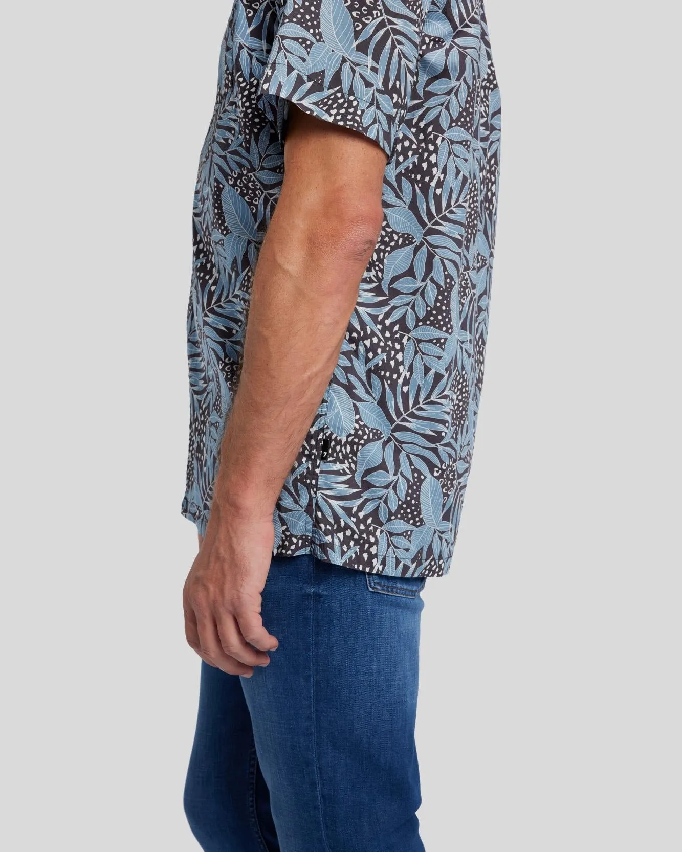 Camp Shirt in Dusty Blue sold by 7 For All Mankind product image thumbnail 5