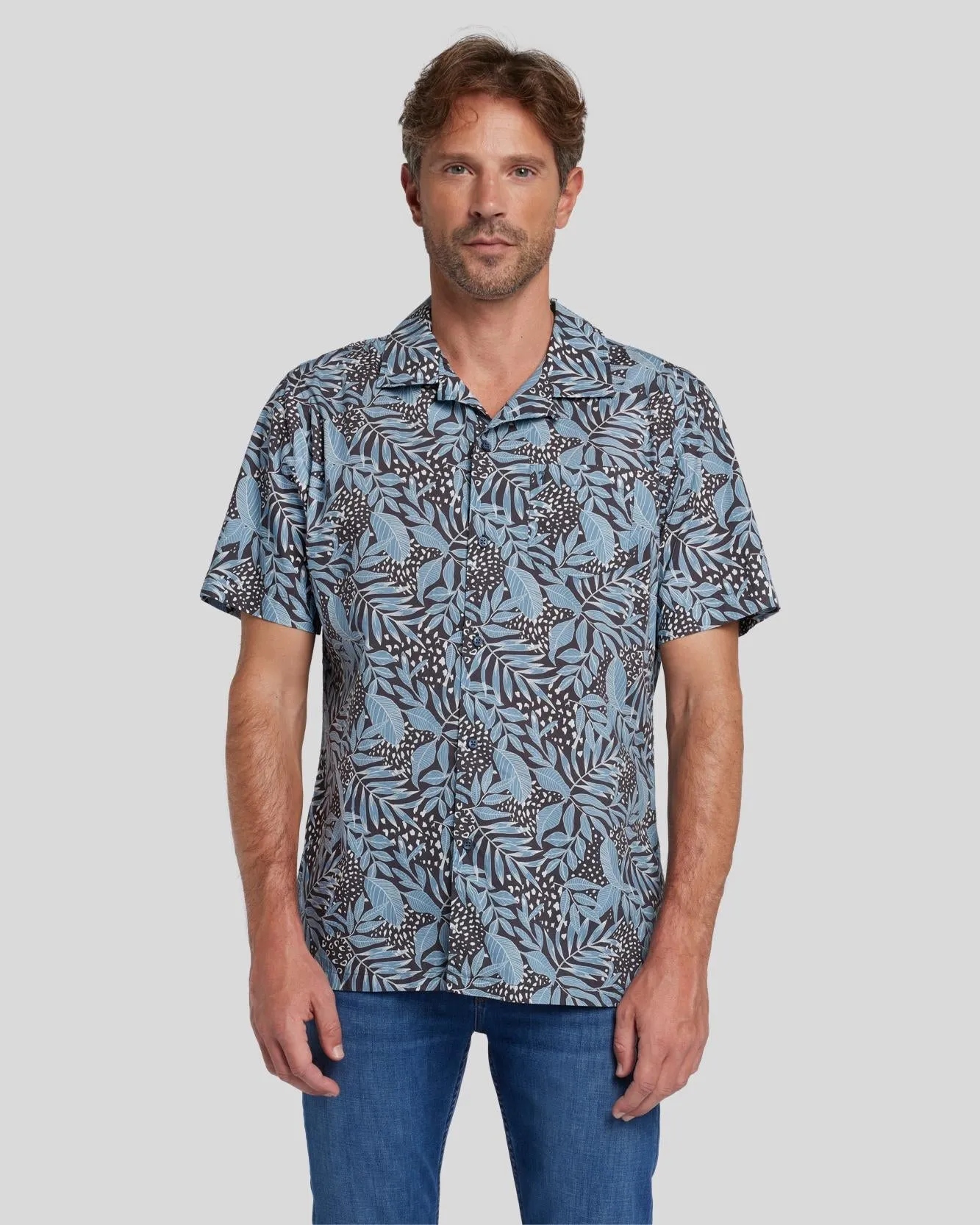 Camp Shirt in Dusty Blue sold by 7 For All Mankind product image thumbnail 2