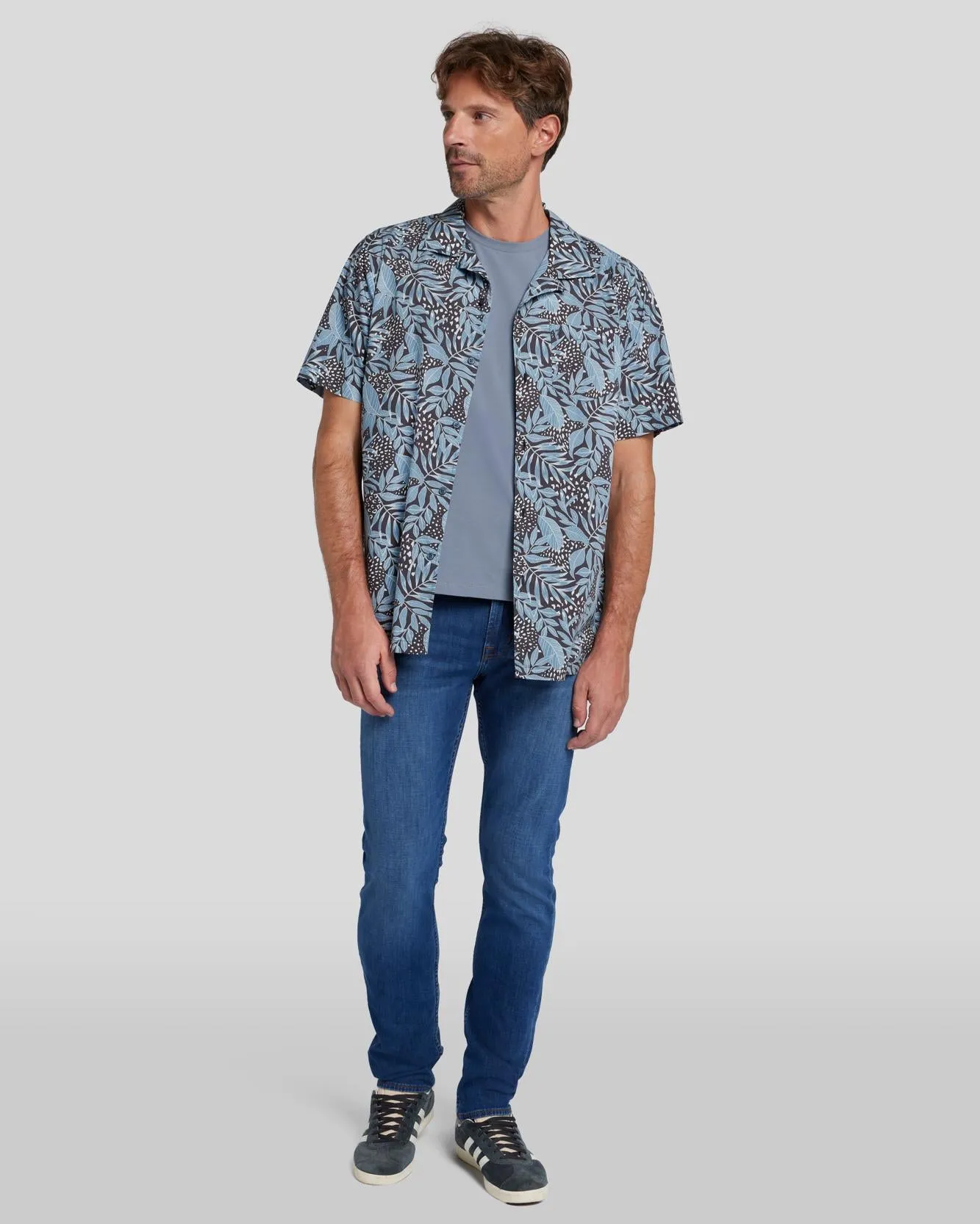 Camp Shirt in Dusty Blue sold by 7 For All Mankind product image thumbnail 3