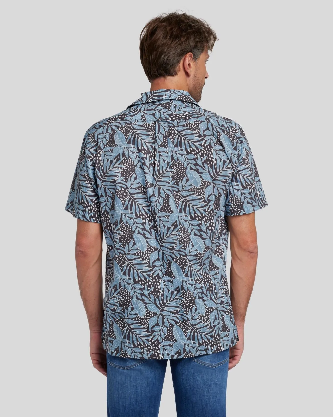 Camp Shirt in Dusty Blue sold by 7 For All Mankind product image thumbnail 4