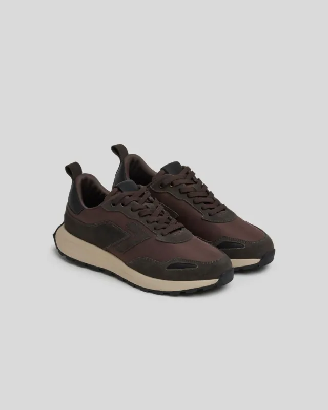 Running Sneaker in Dark Brown sold by 7 For All Mankind