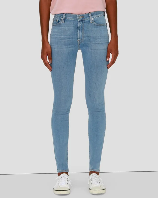 Slim Illusion Ankle Skinny in Staple sold by 7 For All Mankind