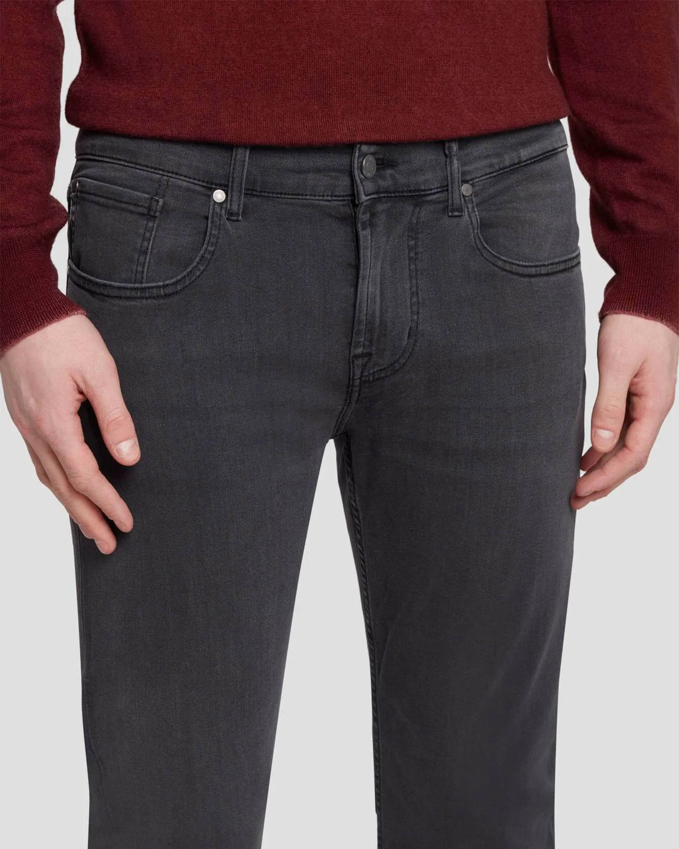 Luxe Performance Slimmy Tapered in Airy sold by 7 For All Mankind product image thumbnail 3
