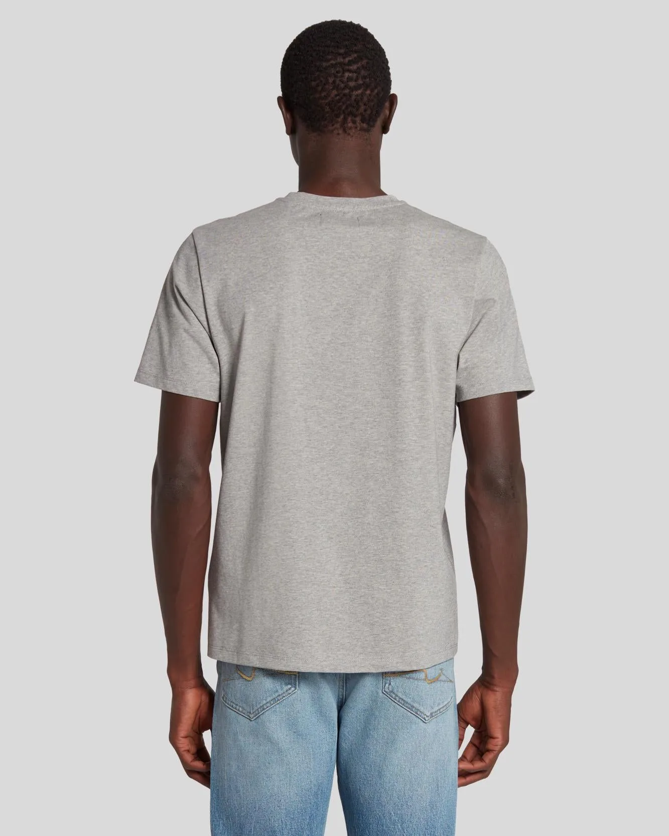 Luxe Performance Tee in Grey Melange sold by 7 For All Mankind product image thumbnail 4