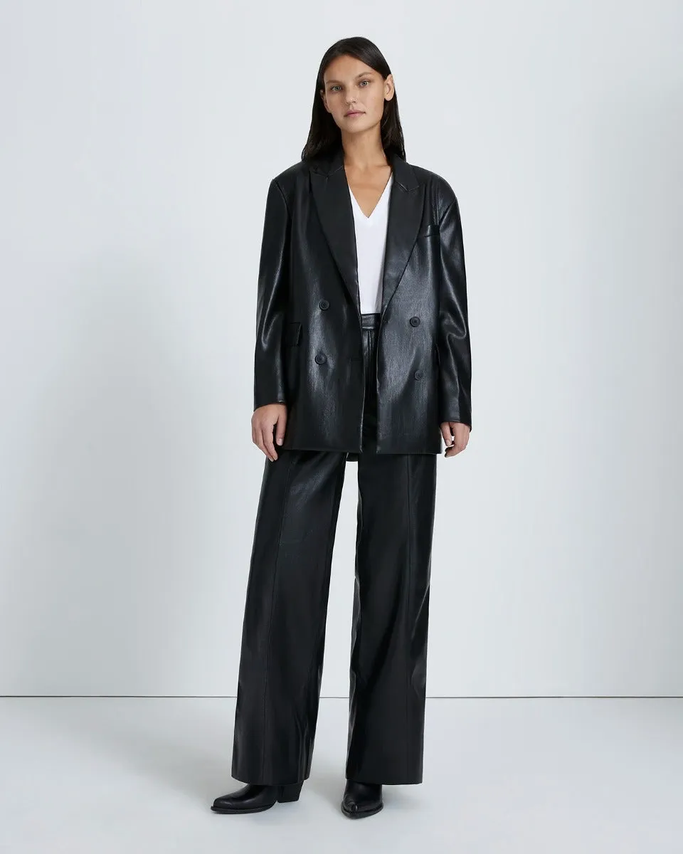 Faux Leather Blazer in Black sold by 7 For All Mankind product image thumbnail 2
