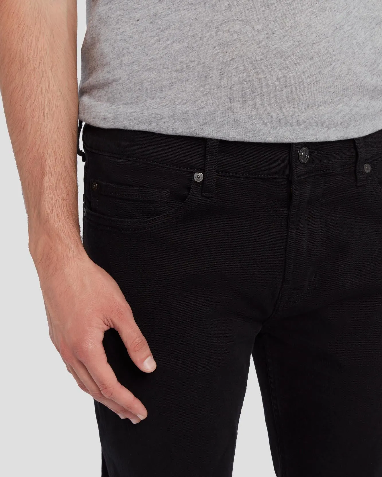 Left Hand Paxtyn in True Black sold by 7 For All Mankind product image thumbnail 3