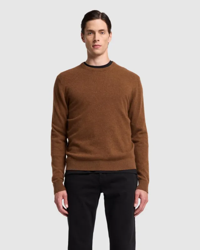 Cashmere Crew in Nutshell sold by 7 For All Mankind