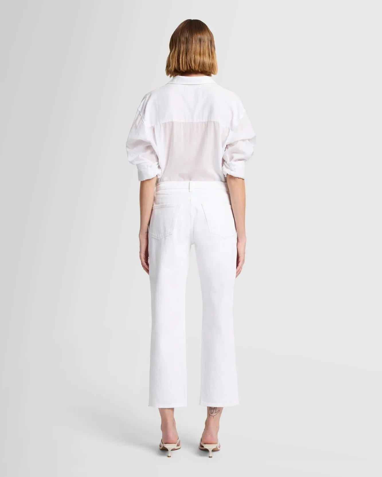 MANKIND Julia Boyfriend Jean in Snow White sold by 7 For All Mankind product image thumbnail 4