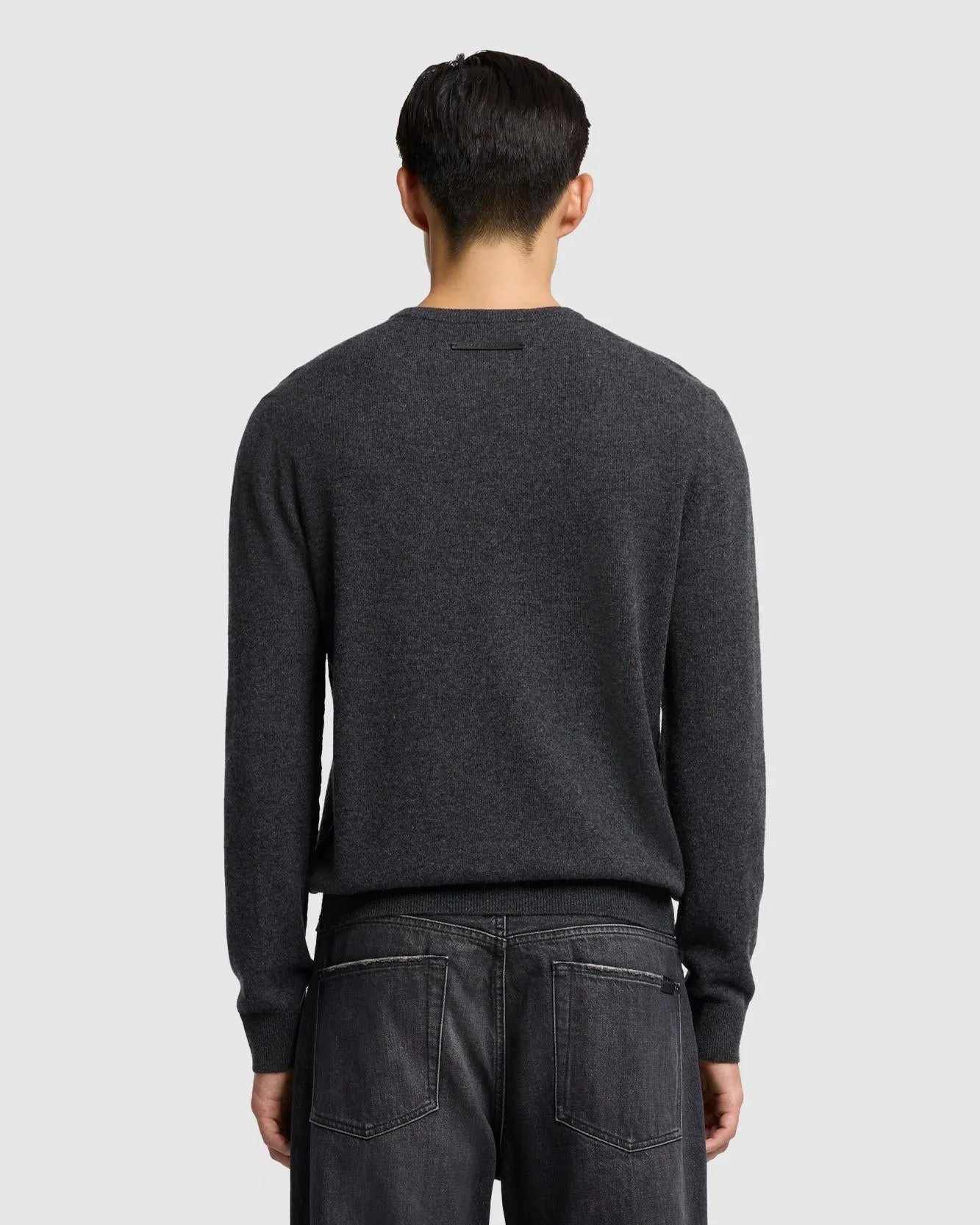 Cashmere Crew in Dark Grey sold by 7 For All Mankind product image thumbnail 4