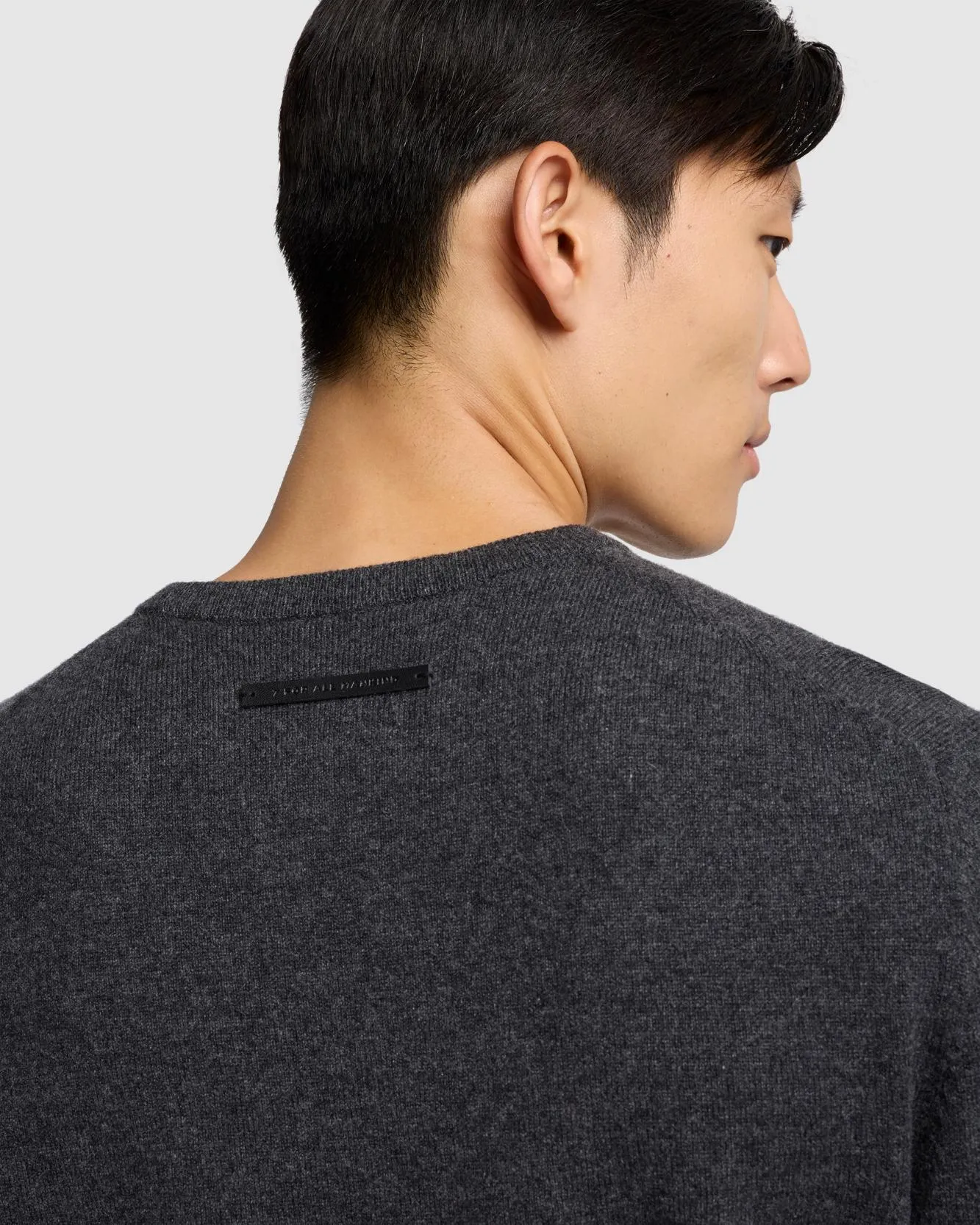 Cashmere Crew in Dark Grey sold by 7 For All Mankind product image thumbnail 3