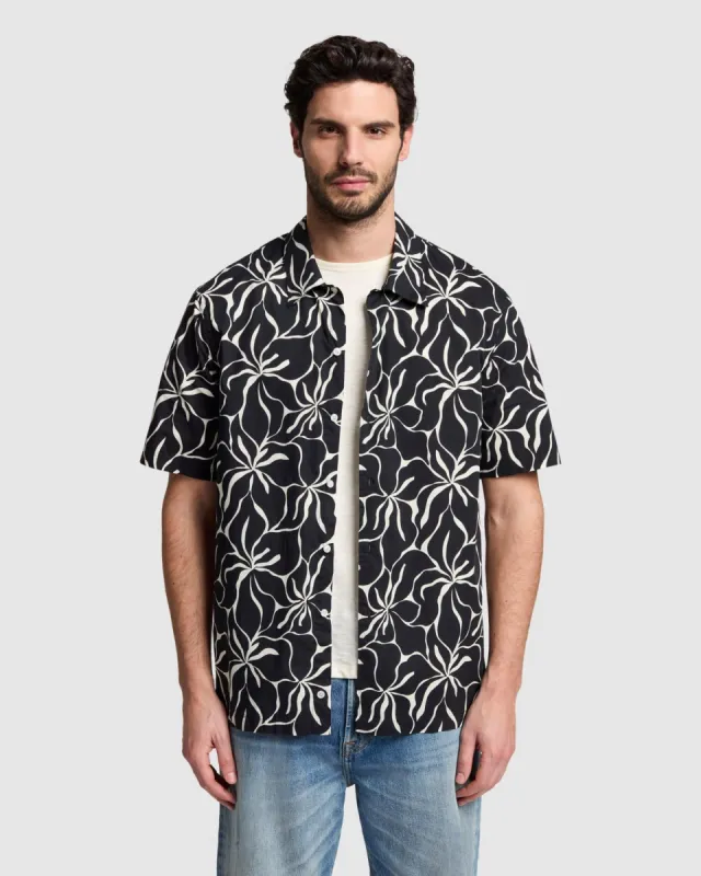 Camp Shirt in Blue Print sold by 7 For All Mankind