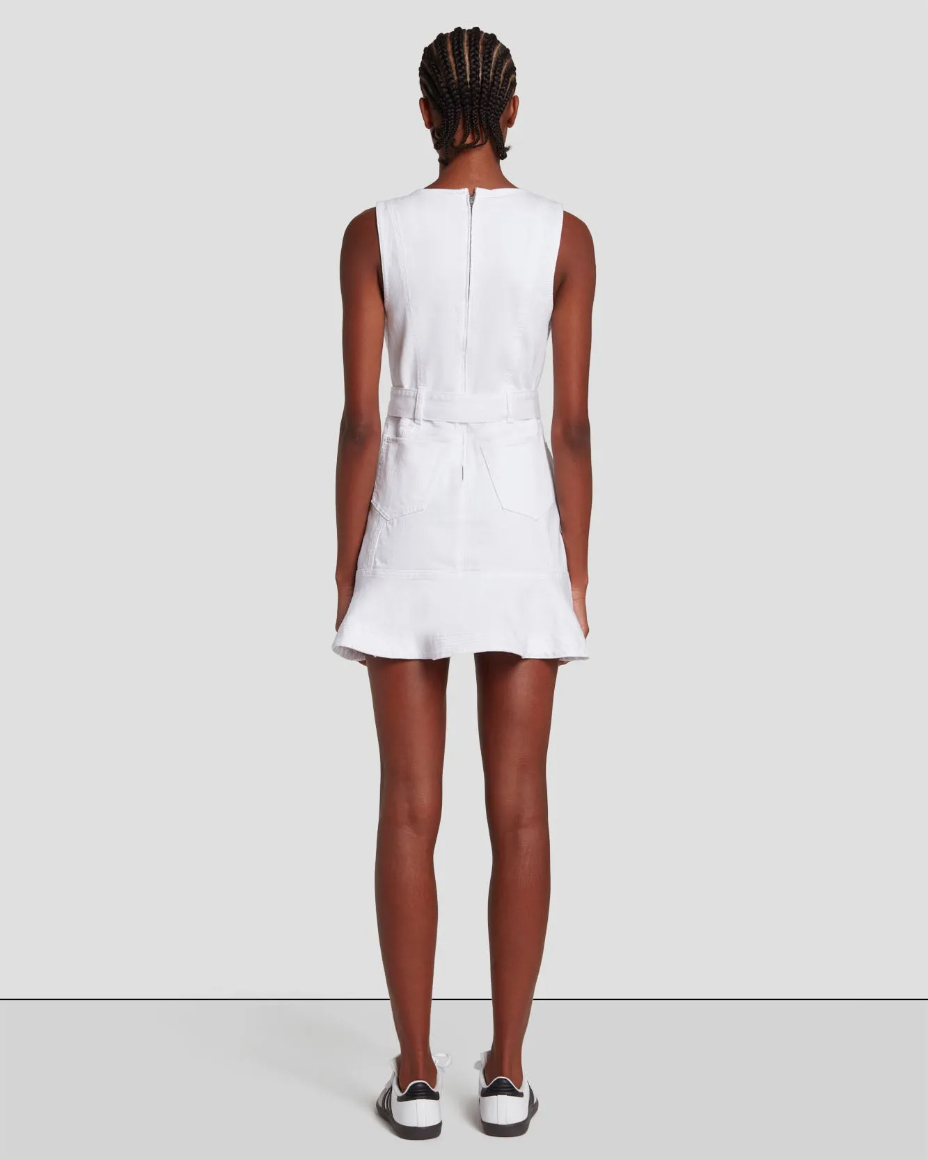 Pocket Dress In Brilliant White sold by 7 For All Mankind product image thumbnail 4